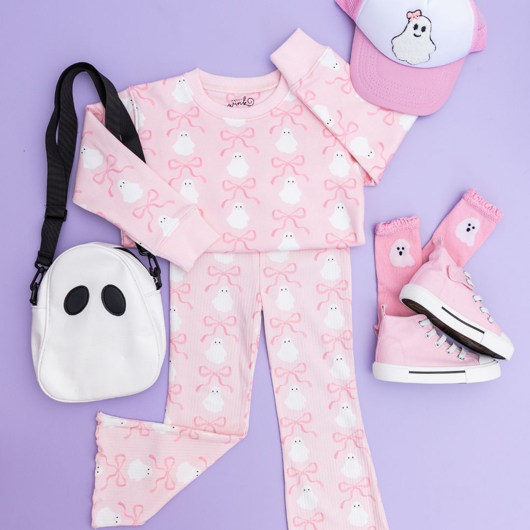 Coquette Ghost Halloween Flare Legging