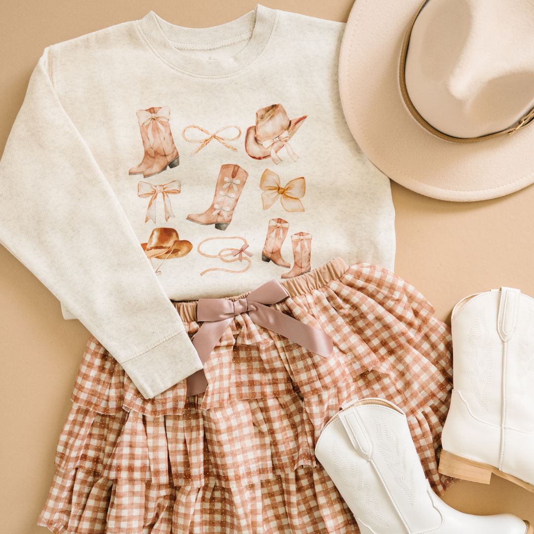 Cowgirl Cutie Sweatshirt - Natural