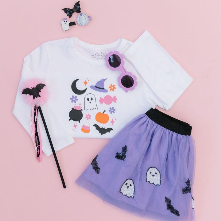 Girly Ghost Halloween Clip Set