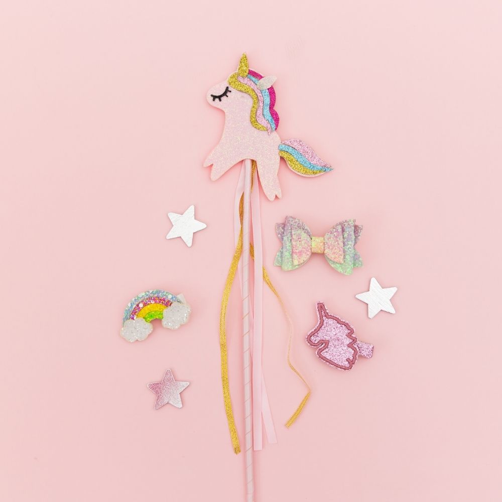 Unicorn Rainbow Clip Set