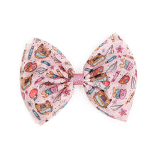 Load image into Gallery viewer, Back To School Tulle Bow Clip