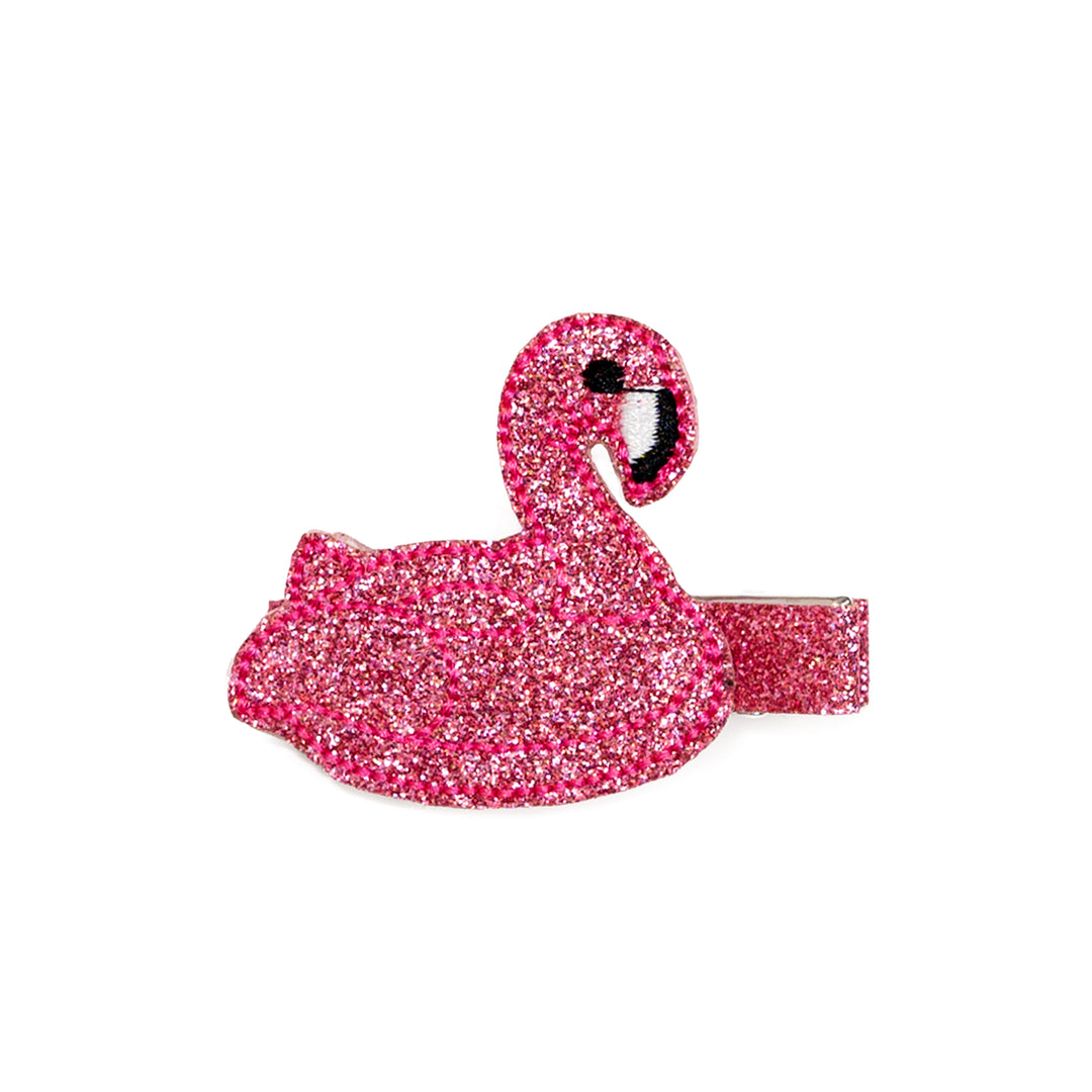 Glitter Flamingo Clip