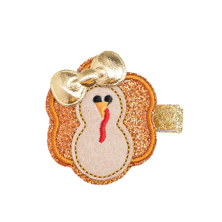 Glitter Turkey Thanksgiving Clip