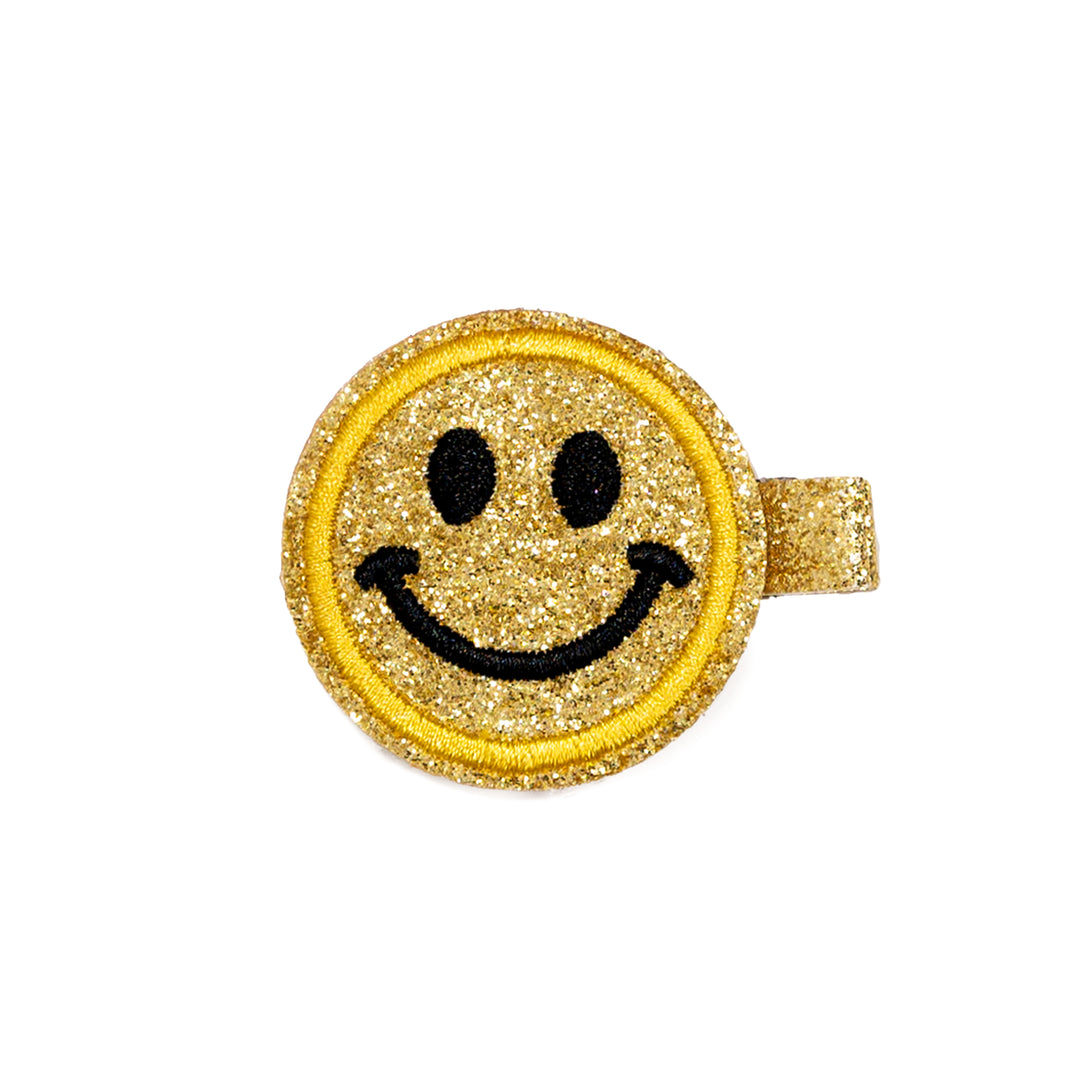 Glitter Smiley Clip