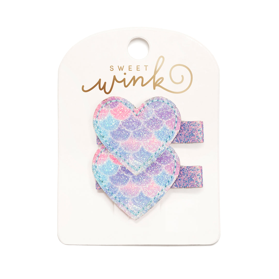Mermaid Heart Clip Set