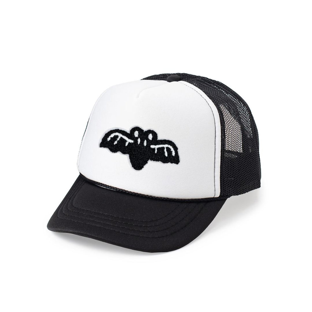 Bat Patch Halloween Trucker Hat - Black/White – Sweet Wink