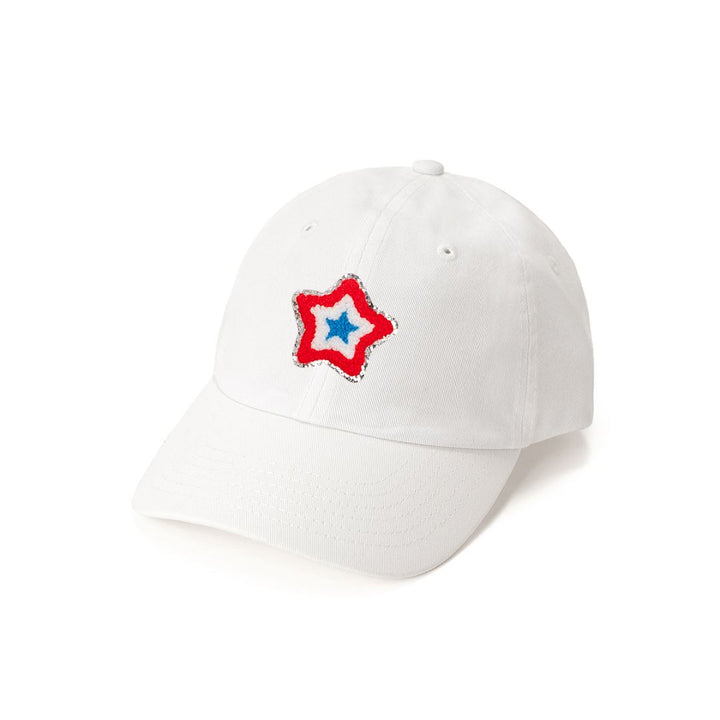 Patriotic Star Patch Baseball Hat