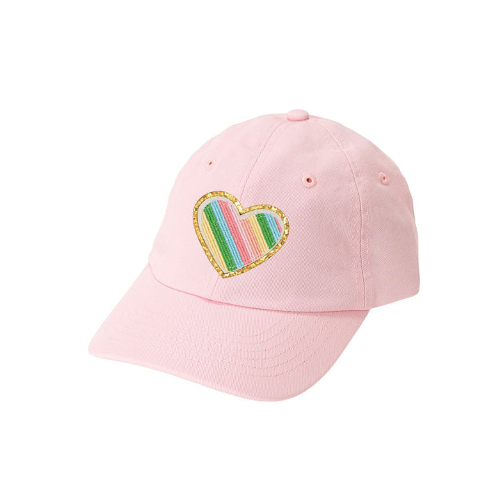 Rainbow Heart Patch Baseball Hat