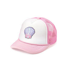 Load image into Gallery viewer, Seashell Patch Hat - Pink/White