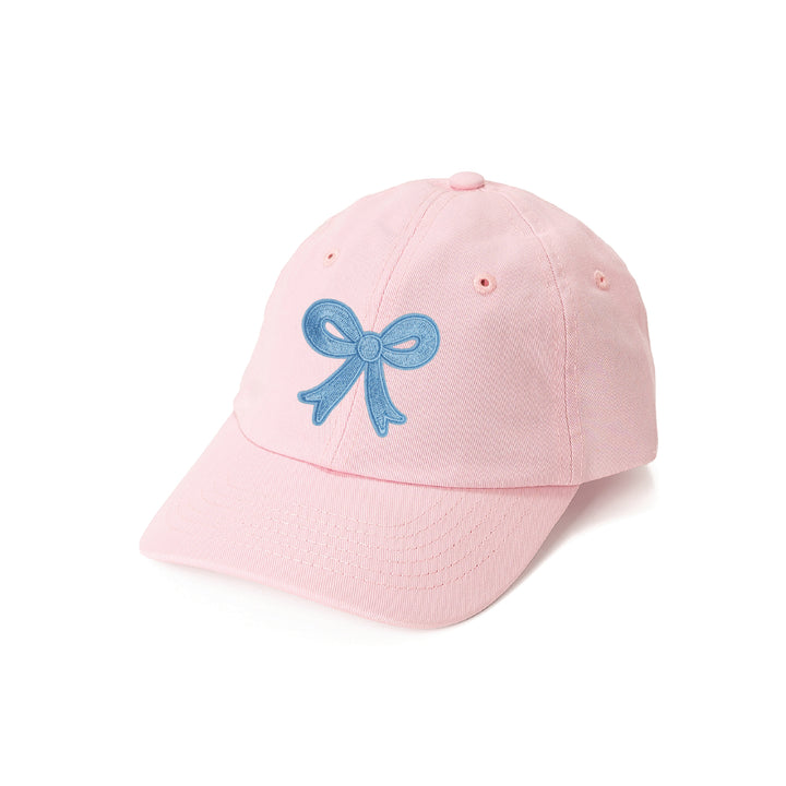 Blue Bow Patch Baseball Hat