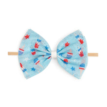 Load image into Gallery viewer, Bomb Pop Tulle Bow Baby Headband