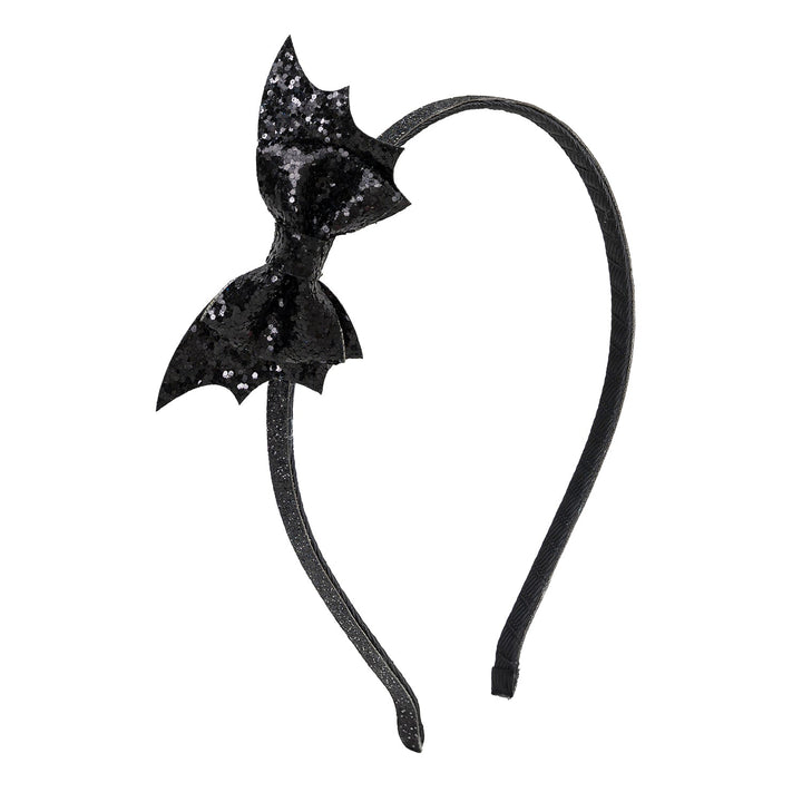Glitter Bat Halloween Bow Headband
