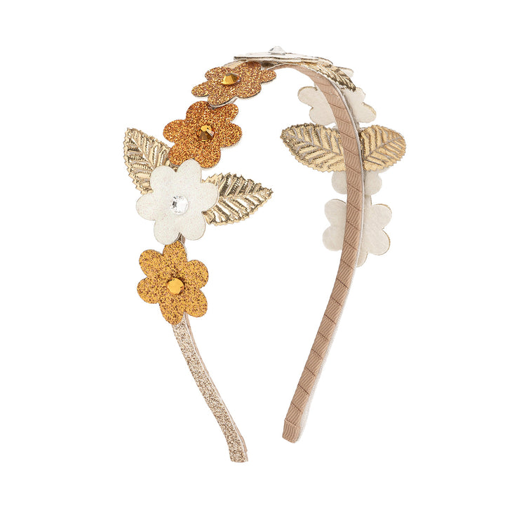 Boho Floral Glitter Headband