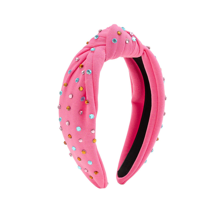 Raspberry Rhinestone Headband