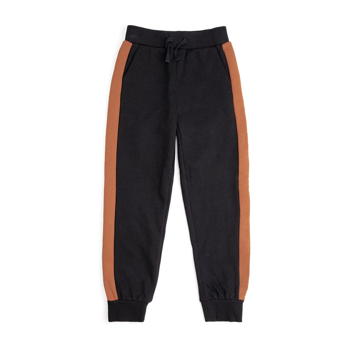 Black and Orange Striped Jogger