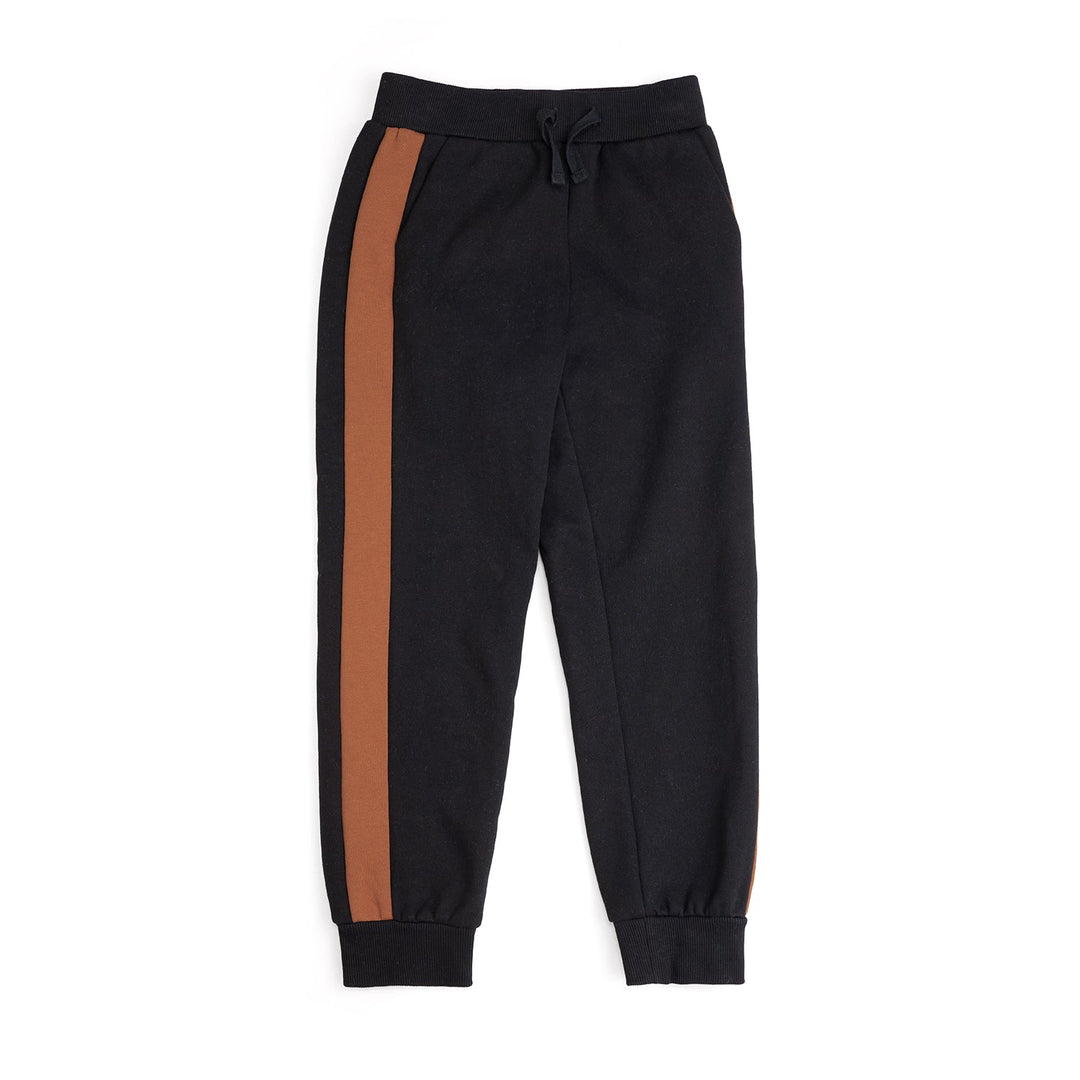 Black and Orange Striped Jogger