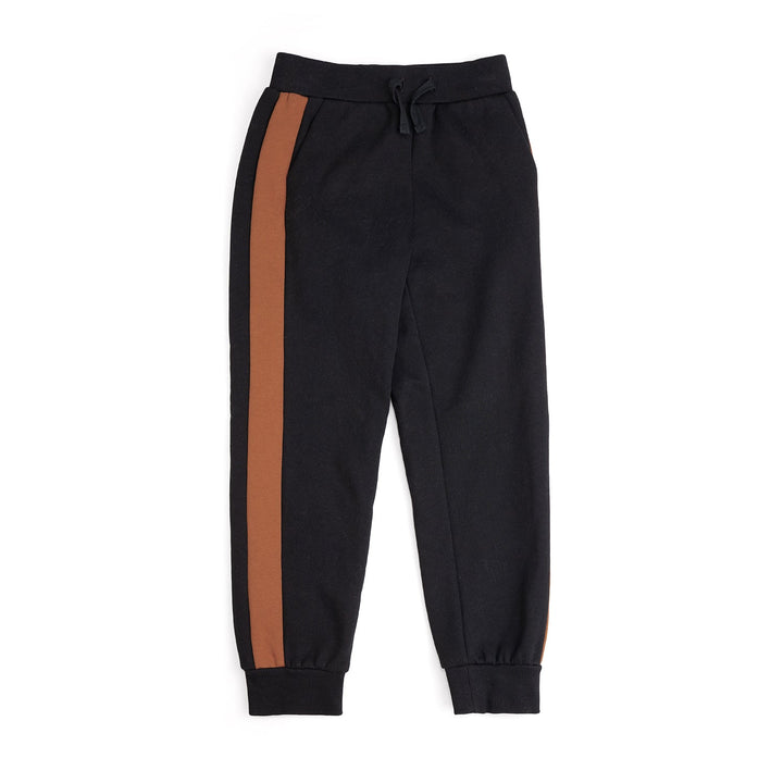 Black and Orange Striped Jogger