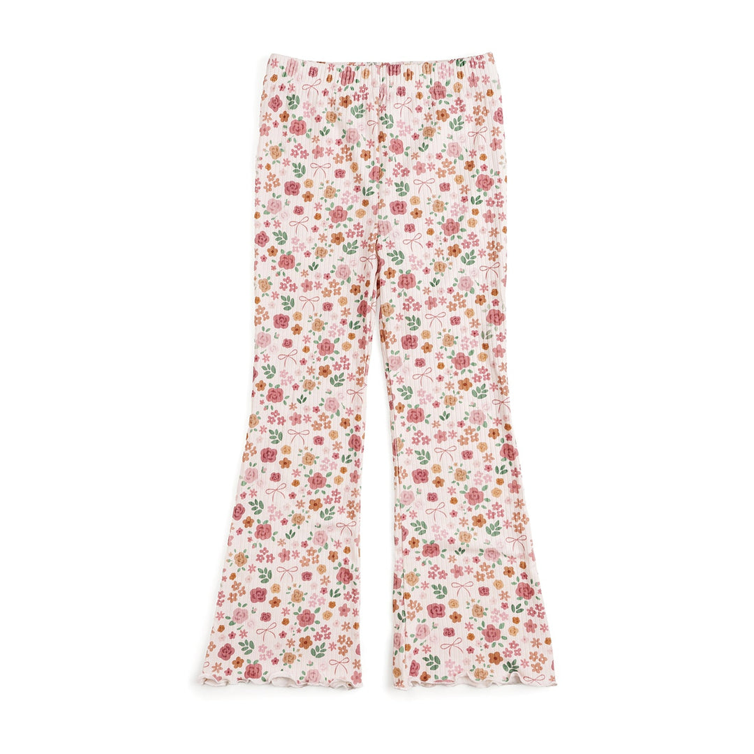 Berry Floral Flare Legging