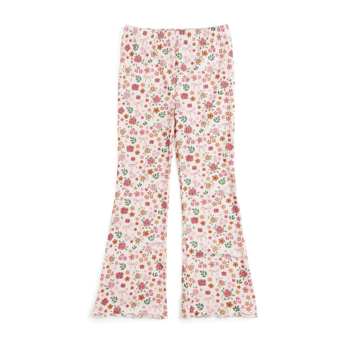 Berry Floral Flare Legging