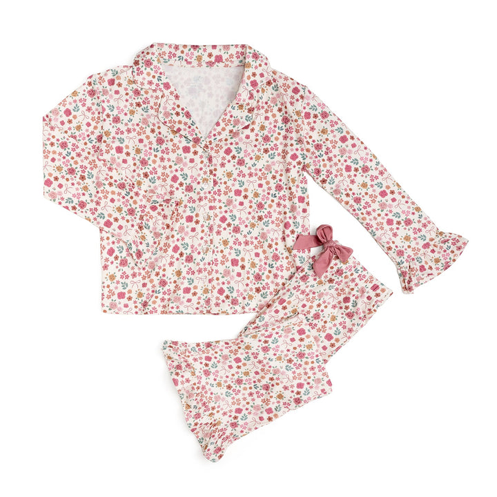 Berry Floral Lounge Set