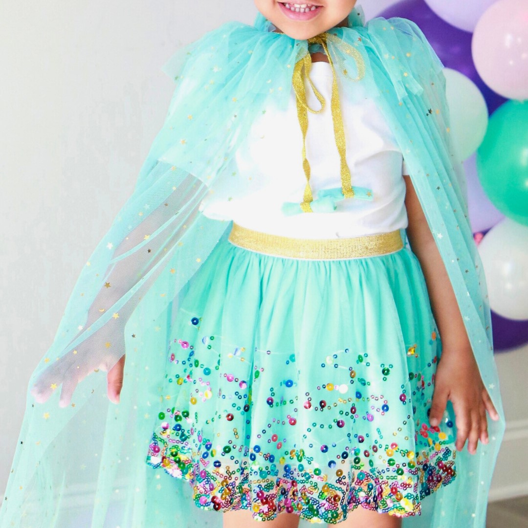 Aqua Confetti Tutu