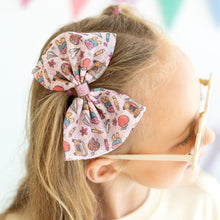 Load image into Gallery viewer, Back To School Tulle Bow Clip