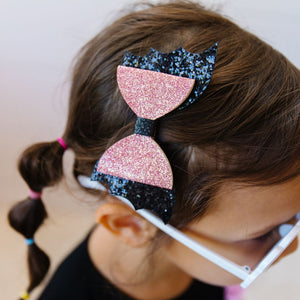 Bat Halloween Bow Clip