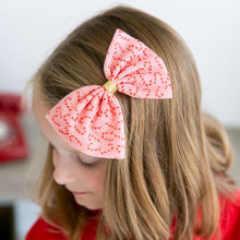 Load image into Gallery viewer, Candy Cane Christmas Bow Clip