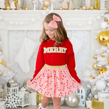 Load image into Gallery viewer, Candy Cane Christmas Bow Clip