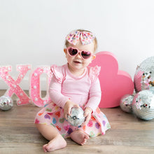 Load image into Gallery viewer, Candy Hearts Valentine&#39;s Day Tulle Bow Baby Headband
