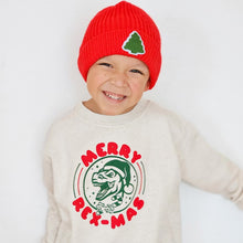 Load image into Gallery viewer, Merry Rex-Mas Christmas Sweatshirt - Natural