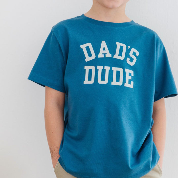 Dad's Dude Short Sleeve T-Shirt - Indigo