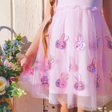 Load image into Gallery viewer, Easter Bunny Short Sleeve Tutu Dress