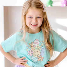 Load image into Gallery viewer, Easter Doodle Short Sleeve T-Shirt - Aqua