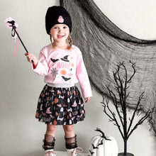 Load image into Gallery viewer, Halloween Doodle Long Sleeve Shirt - Pink