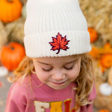 Load image into Gallery viewer, Leaf Beanie - Natural