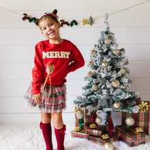 Load image into Gallery viewer, Christmas Plaid Tiered Tutu