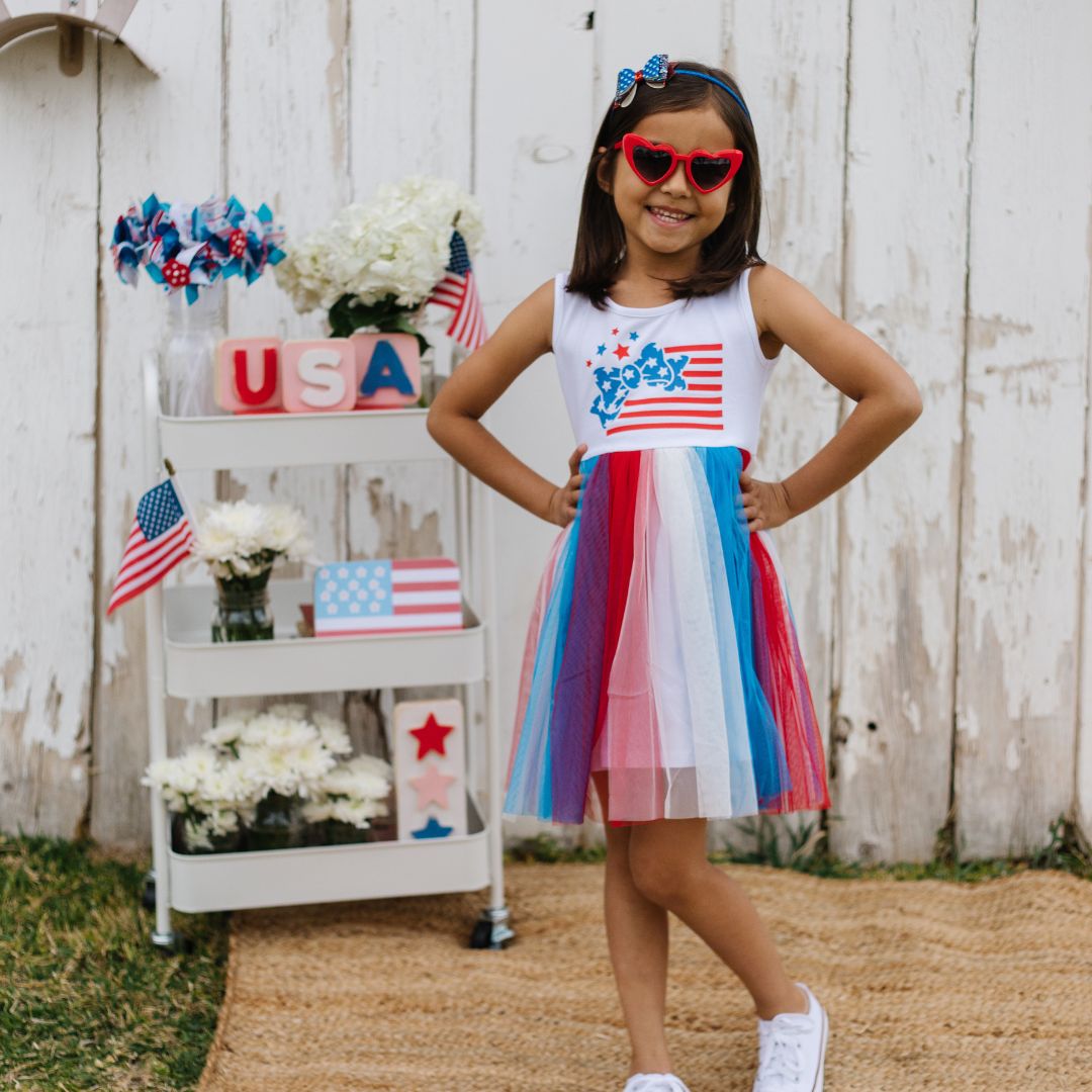 Patriotic Fairy Dress - Slightly Imperfect