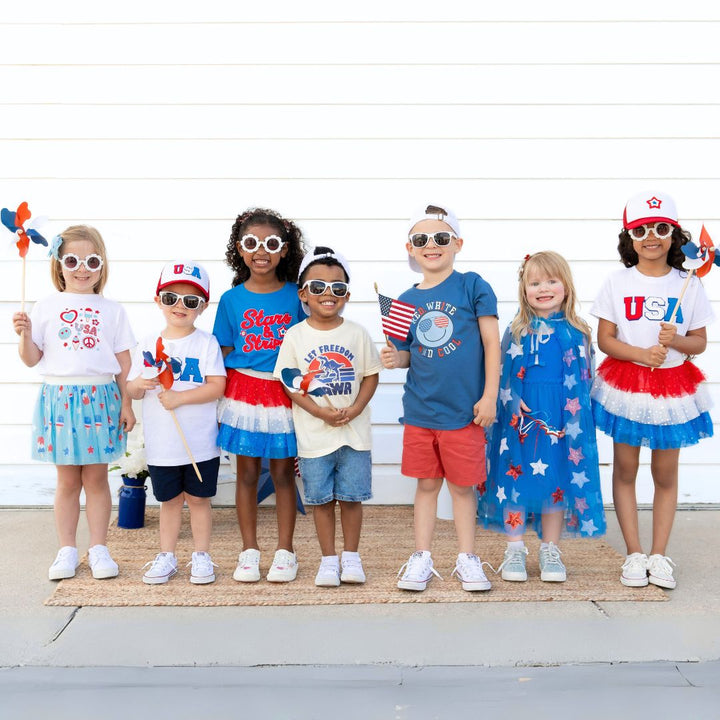 Patriotic Star Tank Tutu Dress