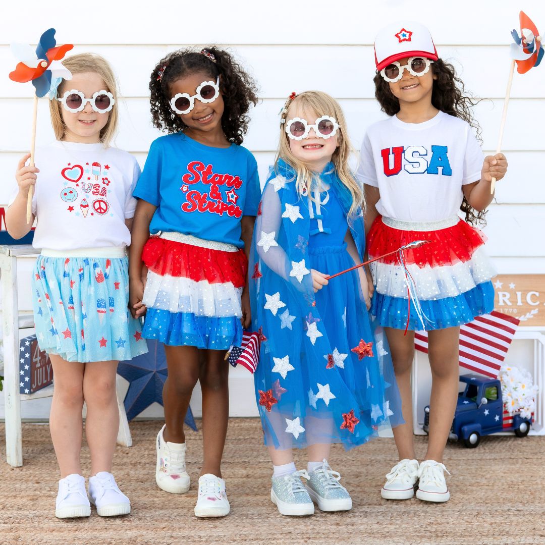 Patriotic Star Tank Tutu Dress