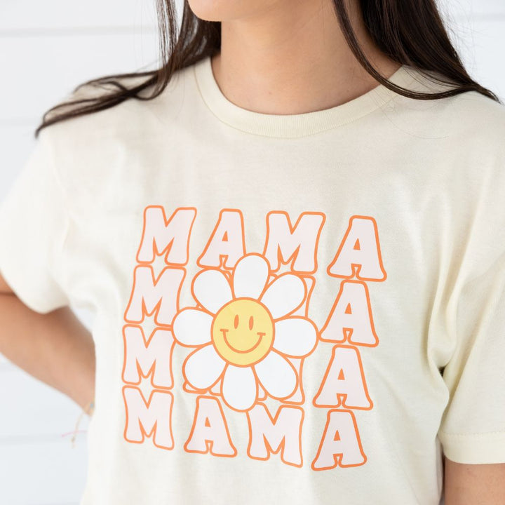 Mama Daisy Adult Short Sleeve T-Shirt - Natural