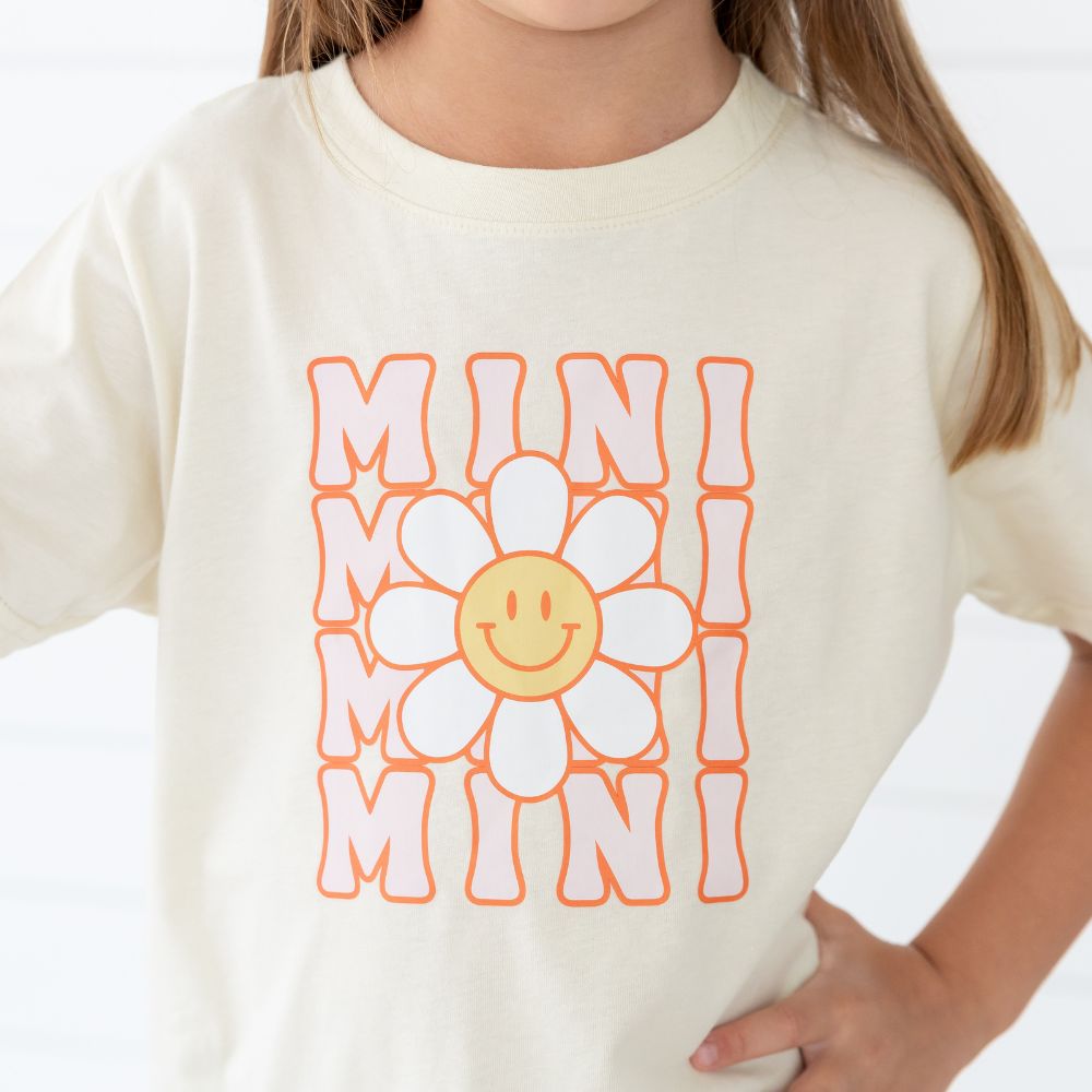 Mini Daisy Short Sleeve T-Shirt - Natural