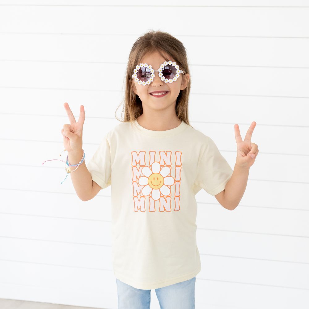 Mini Daisy Short Sleeve T-Shirt - Natural