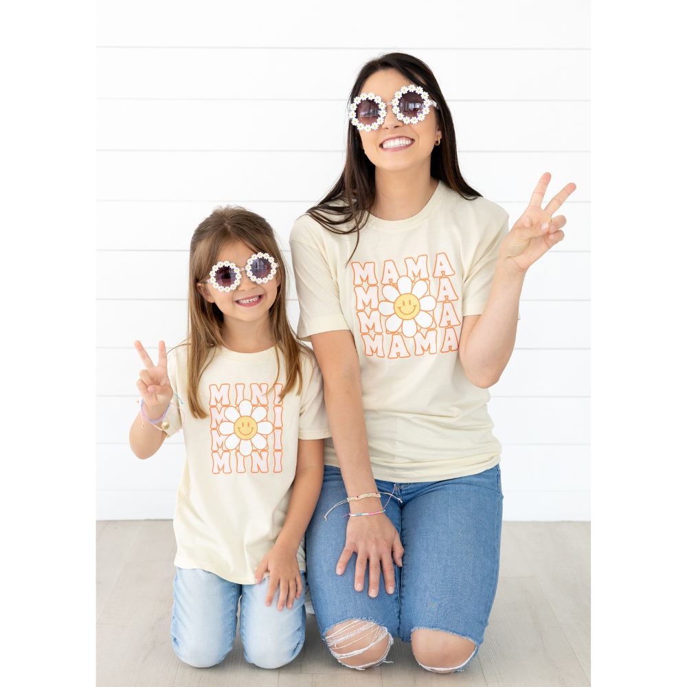 Mini Daisy Short Sleeve T-Shirt - Natural