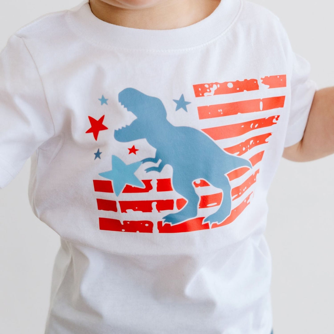 All American Dino Short Sleeve T-Shirt