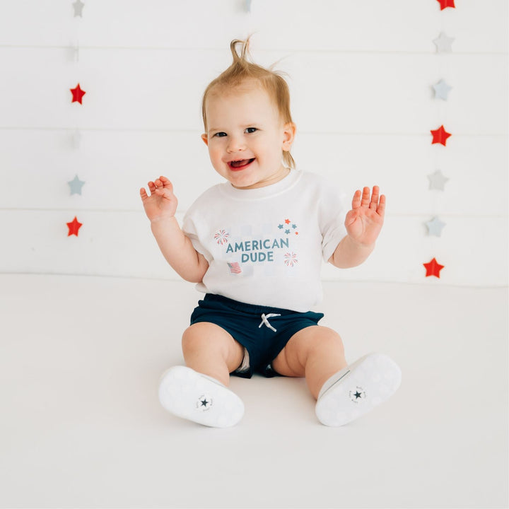American Dude Short Sleeve Romper