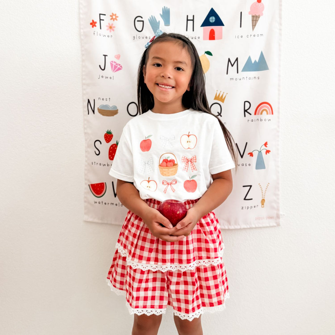 Apple Picking Cutie Short Sleeve T-Shirt