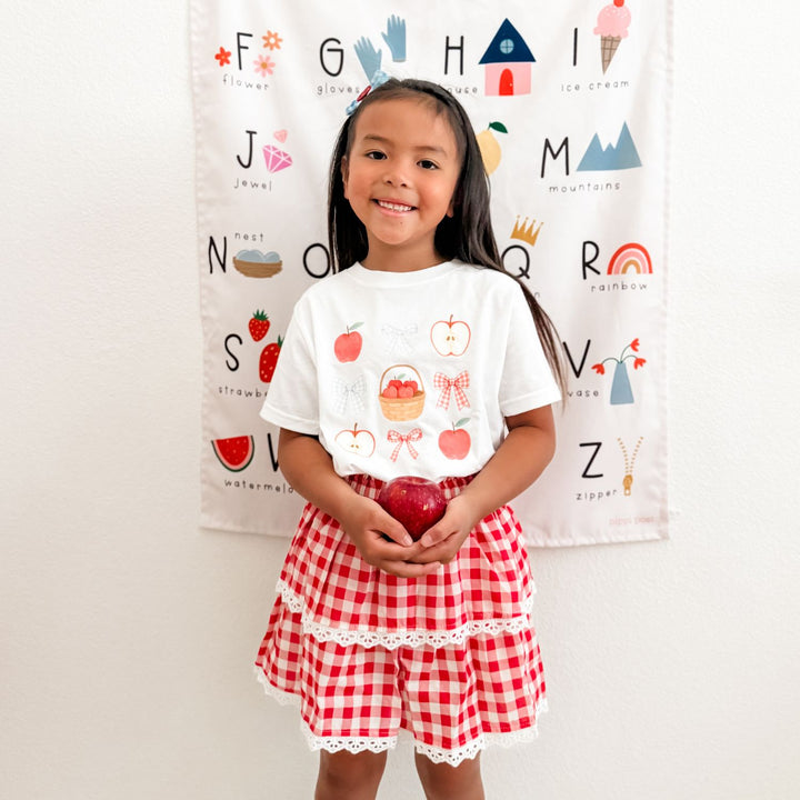 Apple Picking Cutie Short Sleeve T-Shirt