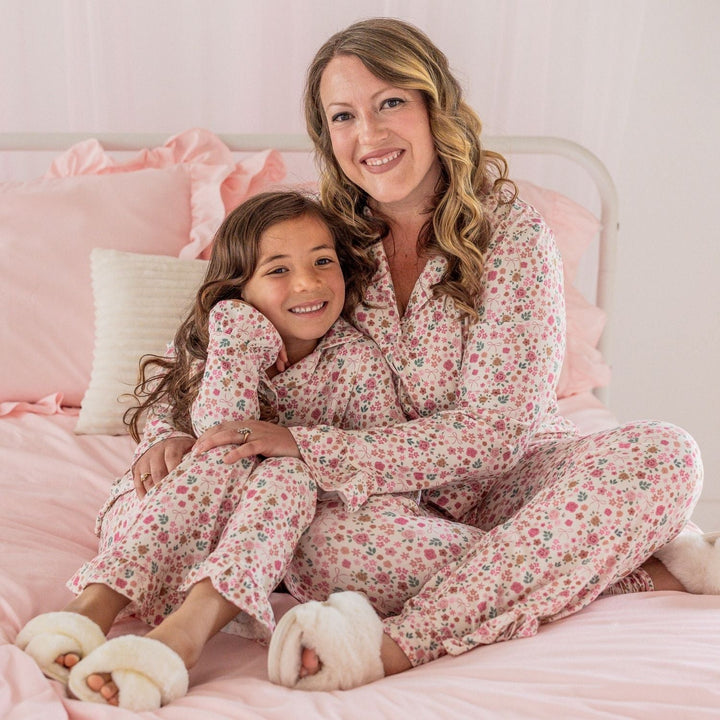 Berry Floral Lounge Set