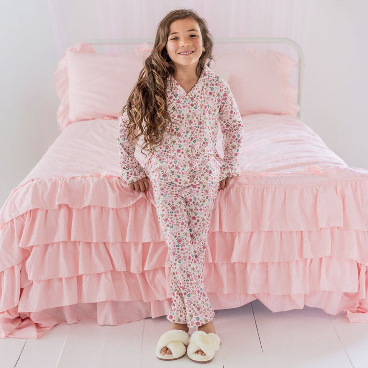 Berry Floral Lounge Set